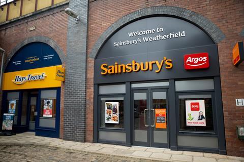 Sainsbury's Argos Coronation street