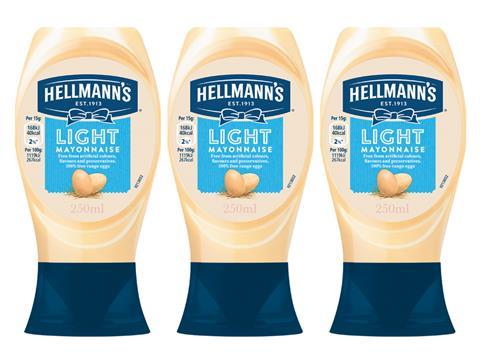 Hellmann's Light mayo redesign 2017