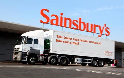 sainsburys lorry