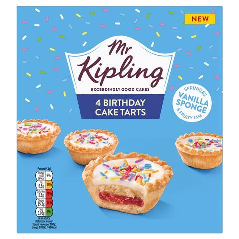 Mr Kipling Birthday cake tarts