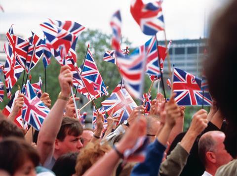 British flags