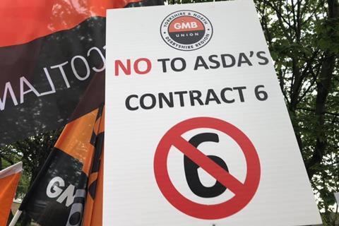 asda contract protest