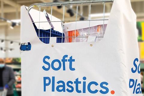 Tesco carrier bag recycling hot sale