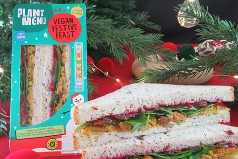 Plant Menu Vegan Feast Sandwich (£1.69) 2