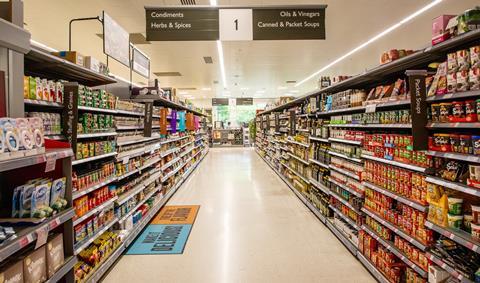 Waitrose aisle