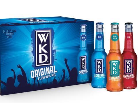 WKD pack redesign 2015 