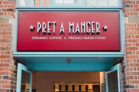Pret a Manger Gloucester Quays