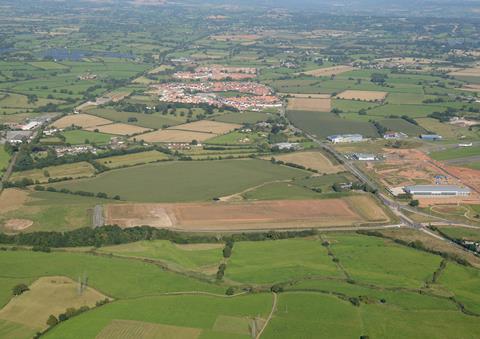 Lidl distribution site near Exeter