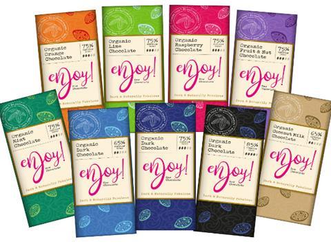 Enjoy Natural chocolate bars