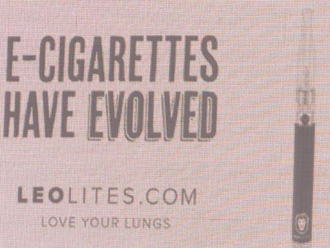 E cigarette ad banned for Love your lungs strapline News The