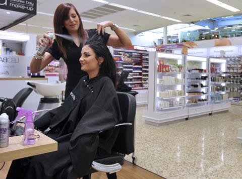 Tesco hairdresser hair beauty salon