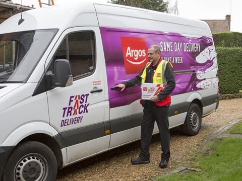 Argos fast track delivery 