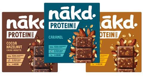 Healthy snack brand Nakd launches Protein Bars and Big Bars