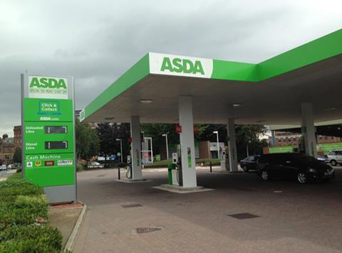 Asda forecourt