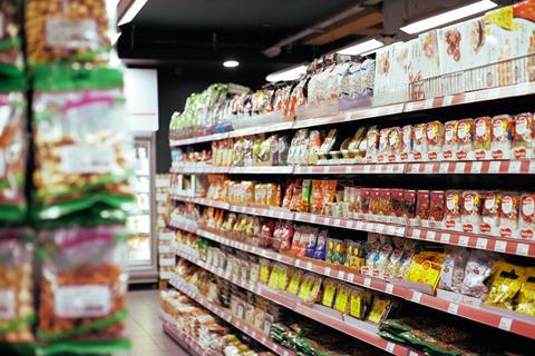 aisle shelves