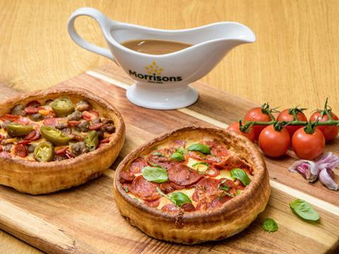 Yorkshire pudding pizza