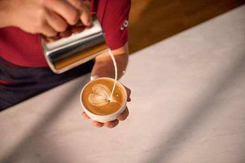 Costa Coffee cappuccino