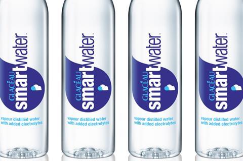 SmartWater Glass Bottle  Bottle design, Water bottle, Water