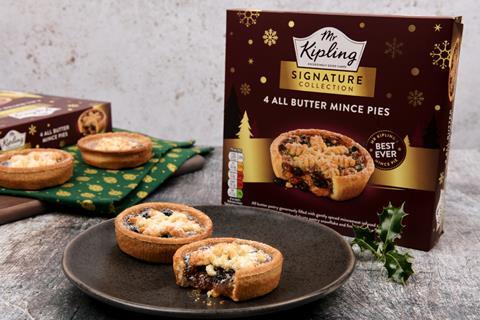 Premier Foods Mr Kipling mince pies