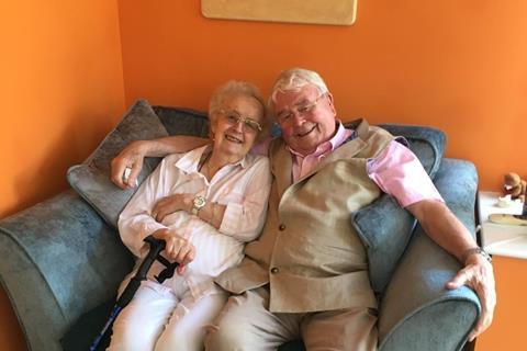Mum & Dad in big chair