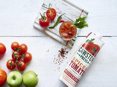 cawston press tomato juice