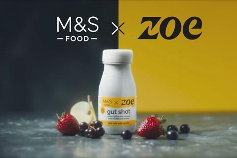 mands zoe gut health shot