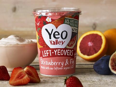left yeovers yeo valley yoghurt