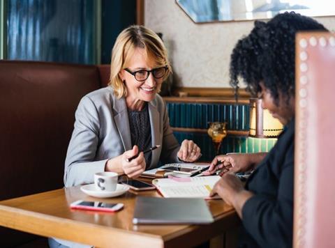 business women meeting