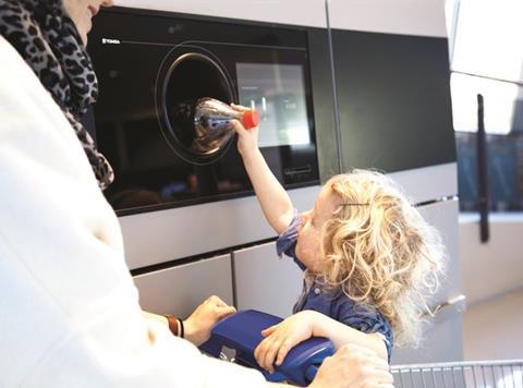 drs reverse vending machine plastic bottle return