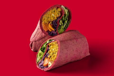 Very Merry Vegan Wrap starbucks