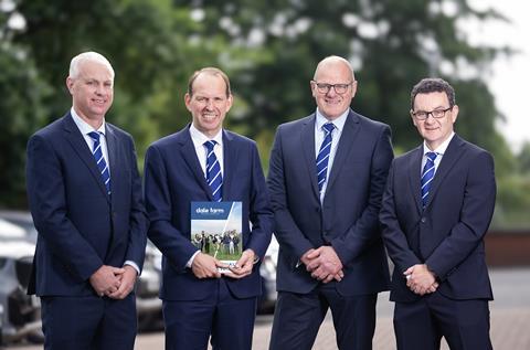 Pictured L-R, Group Vice-Chair, David Rea, Group Chief Executive, Nick Whelan, Chair, Fred Allen and Group Chief Financial Offic