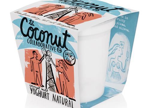 Dairy-free yoghurt coconut