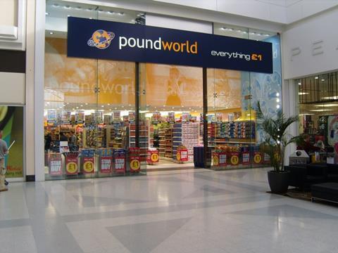 Poundworld storefront