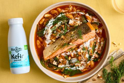 Mindful Chef x The Gut Health Doctor x Bio&Me Salmon_Trout, Courgette & Dill Spring Stew