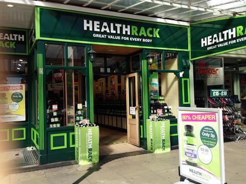health rack shuts stores in rescue deal