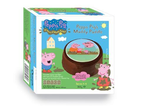 Peppa Pig Frozen Cake