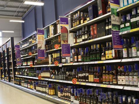 Tesco BWS aisle