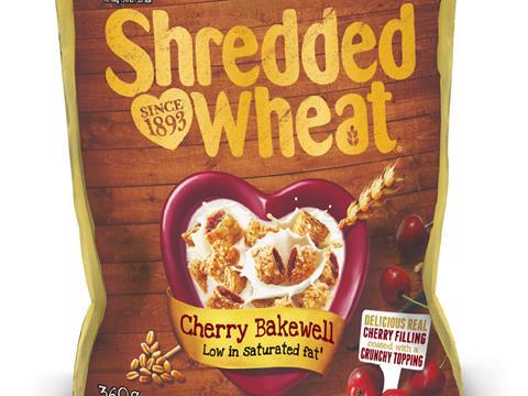 shredded wheat cherry bakewell 