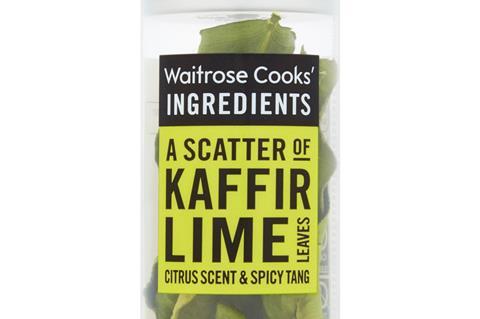 Waitrose lime leaves