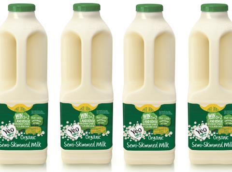 Yeo Valley milk