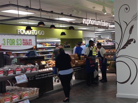 Tesco Ealing Broadway now has a Euphorium bakery