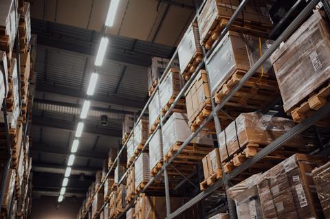stock in warehouse