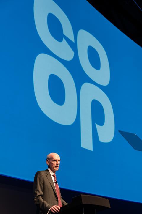 New Co-op logo unveiled at AGM by Pennycook