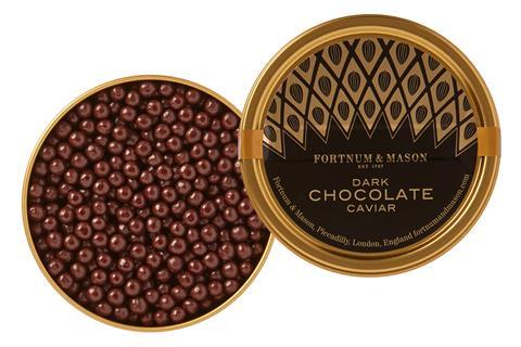 fortnum & mason dark chocolate caviar