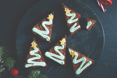 eat christmas Peppermint Brownie