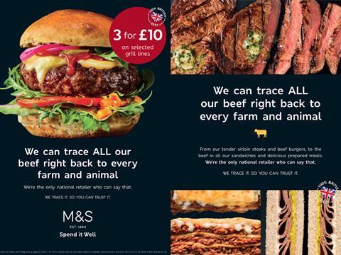 M & S beef traceability campaign web