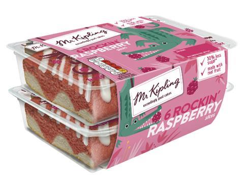 Mr Kipling reduced sugar fruit slices - Rockin' Raspberry