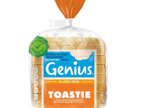 Genius Gluten Free Toastie half-loaf