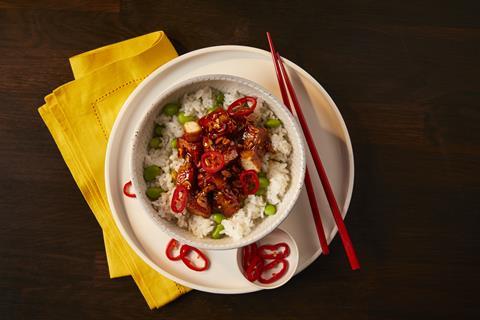 Marmite Teriyaki Tofu & Sticky Rice