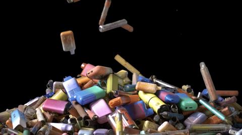 Vapes falling 3. Credit, Material Focus